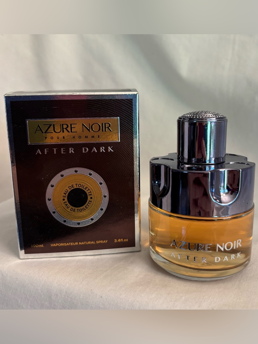 Azure Noir After Dark ~ Men's Cologne 3.4oz EDT Spray